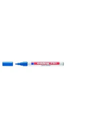 Edding Markör Boya 1-2 MM Mavi Yuvarlak Uçlu Paint Markör (10 Lu Paket) - 1