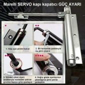 Marelli SERVO BLACK siyah otomatik kapı kapatıcı kapı itme yayı, bahçe kapısı kapatıcı - 3