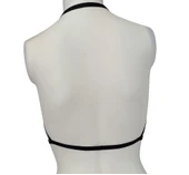 ASM0266 Bayan Siyah Bralet Büstier Sütyen - 3