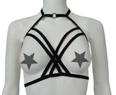 ASM0266 Bayan Siyah Bralet Büstier Sütyen - 1