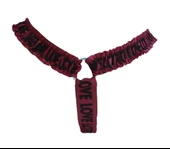 ASM0123 Bayan Kırmızı Glatyatör LOVE Fantazisi Tanga thumbnail 9