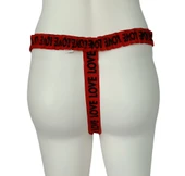 ASM0123 Bayan Kırmızı Glatyatör LOVE Fantazisi Tanga thumbnail 2