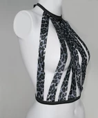 ASM0257 Bayan Lepoar Lisa Kafes Büstier - 5