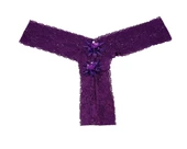 ASM0256 Bayan Mor Lindown Dantel String - 5