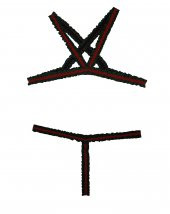 ASM0185 Bayan Guccili Özel Şerit Bralet Südyen Takım - 8