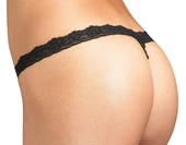 ASM0229 Bayan Siyah Kontes Tacı Özel String - 2