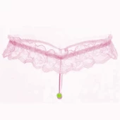 ASM0231 Bayan Pembe Dantel  Boncuk O Gece String - 4