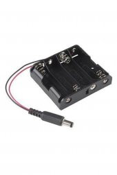 Aa Pil Yuvası 4lü Barrel Jack Çıkışlı - 1