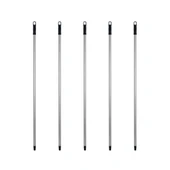 Metal Vidalı Boyalı Gri Fırça Faraş Süpürge Çeksil Sap Sapı - 120 Cm. - 5 Adet thumbnail 1