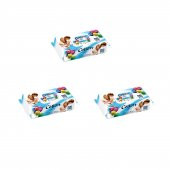 Cotton Soft Islak Mendil Havlu Bez - Parabensiz Alkolsüz Islak Bebek Havlusu - 100'lü Paket - 3 Adet - 1