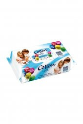 Cotton Soft Islak Mendil Havlu Bez - Parabensiz Alkolsüz Islak Bebek Havlusu - 100'lü Paket - 3 Adet - 2