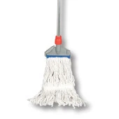 Dar Yedek Islak Mop Püskül Paspas Başlığı - Pamuklu - Beyaz - 17 Cm. - 350 Gr. - 3 Adet thumbnail 3