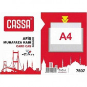 Cassa Tabela Poşeti (Afiş Muhafaza Kabı A4) Şeffaf 10 lu paket - 1