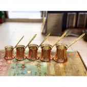 Eraslan 5 Boy Bakır Cezve Takımı ER0611 - 1