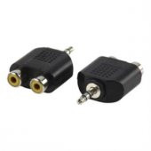 3.5 mm Stereo Erkek - 2 RCA Dişi Çevirici Aparat - 2