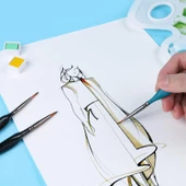 Valkyrie Giorgione 15 Adet Profesyonel Boya Fırça Seti thumbnail 5