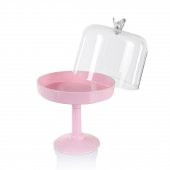 Pembe Renk Ayaklı Kurabiyelik - 1