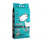 Sandy Ocean Okyanus Kokulu Tozsuz Topaklanan Sodyum Bentonit Gri Kedi Kumu 10kg - 1