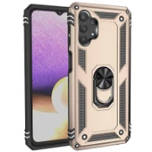 Gpack Samsung Galaxy A23 Kılıf Vega Sert Silikon Tank Standlı Yüzüklü Mıknatıslı - 1