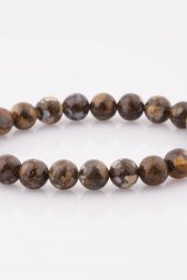 Fire Lace Opal Doğal Taş Bileklik 8 mm Küre Kesim - 2