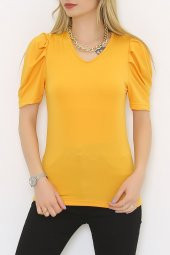 Prenses Kol Bluz Hardal - 8874.107. - 1