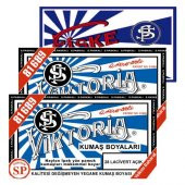 Viktoria Kumaş Boyası Açık Lacivert 2Pk+Fiske Sabitleme 1Pk - 1