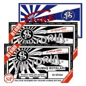 Viktoria Kumaş Boyası Siyah 2Pk+Fiske Sabitleme 1Pk - 1