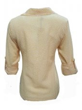 Melif Kadın Keten Gömlek İçi T-shirt İkili Takım 137 - 3