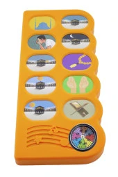 Pusulalı Kıbleyi Gösteren Sesli Namaz Öğreten Cihaz Turuncu - 1