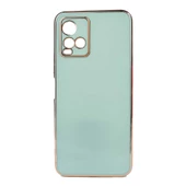 Vivo Y33S Kılıf Zore Bark Kenarları Altın Renk Kılıf thumbnail 2