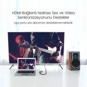 Ugreen Mini DisplayPort to VGA 4K HDMI Dönüştürücü Adaptör Gümüş - 6