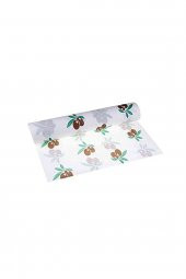 Roll-Up Laminelli Desenli Tek Kullanımlık Kağıt Masa Örtüsü - 100x150 Cm. - 16 Yaprak/Rulo - 1