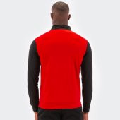 JOMA SWEATSHIRT WITH ZIP WINNER RED-BLACK - 2