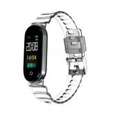 Xiaomi Mi Band 5 KRD-27 Şeffaf Renkli Transparan Silikon Kordon - 3