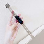 Xiaomi Mi Band 5 KRD-27 Şeffaf Renkli Transparan Silikon Kordon - 9