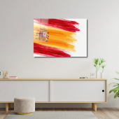 ArtofWallDesign Bayrak İspanya Cam Tablo UV - 1