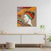 ArtofWallDesign Türban Afrika Cam Tablo UV - 1