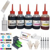 HP 304 İÇİN UYUMLU KARTUŞ DOLUM SETİ 5X100ML 5Lİ SET - 1