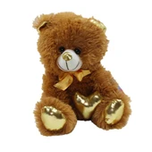 62500 Parlak Kalpli Peluş Ayı 30 cm - 2