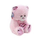 62500 Parlak Kalpli Peluş Ayı 30 cm - 5