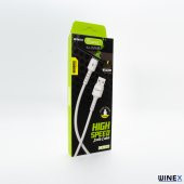 Winex GFZ116 Type-C 3.0A Hızlı Şarj ve Data Kablosu 1M Siyah - 3