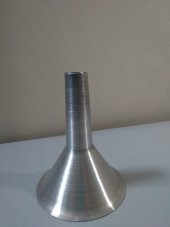 Endüstriyel Kıyma Makinesi Sucuk Aparatı Paslanmaz Alüminyum Sucuk Hunisi No: 32 thumbnail 1