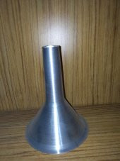 Endüstriyel Kıyma Makinesi Sucuk Aparatı Paslanmaz Alüminyum Sucuk Hunisi No: 32 thumbnail 3