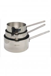 Inci Çelik Kaçerola Sütlük 3lü Set 12cm-14cm-16cm - 2