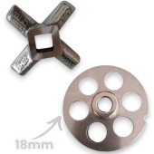 Doğan Çiftel 22 lik Kıyma Makinesi Aynası Süzgeç 18mm - 3