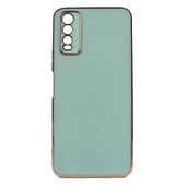 Vivo Y11S Kılıf Zore Bark Kenarları Altın Renk Kılıf thumbnail 2