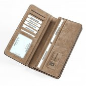 HENGSHENG Hengsheng Erkek Bay Nubuk Deri Kartlık Cüzdan - 3