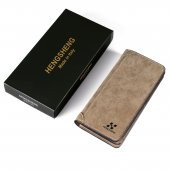 HENGSHENG Hengsheng Erkek Bay Nubuk Deri Kartlık Cüzdan - 5