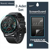 Gor Sm Galaxy Watch 46mm Darbe Emici Ekran Koruyucu 3 Adet Set - 1