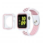 Ally Apple Watch 4 44mm N-Style Çift Renk Silikon Kılıf - 1